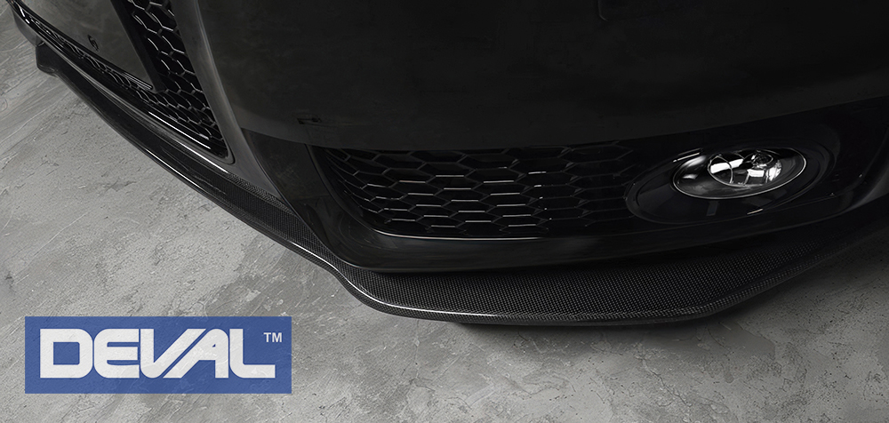 DEVAL Audi S5 Carbon Fiber Front Splitter